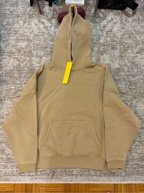 Yellow Label Co. Jumbo Hoodie - Size XL+, Honey Color